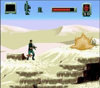 une photo d'Ã©cran de Stargate sur Nintendo Super Nes